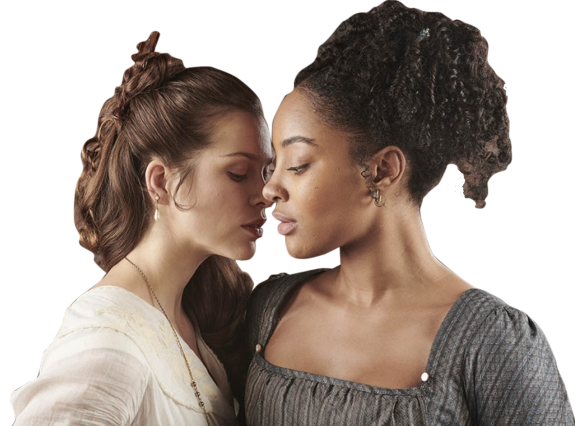 An image of Mina Andala and Sophie Cookson in Confessions of Frannie Langton